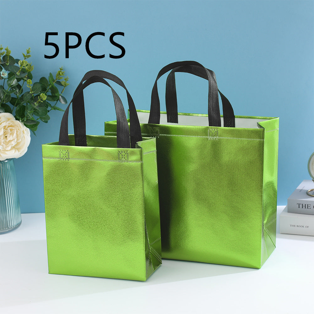 Aluminum Coated Non-woven Folding Tote Bag