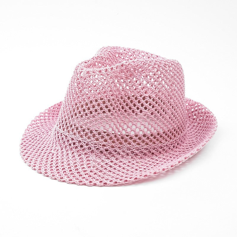 Mesh Hollow Out Summer Breathable Sun Protection Sun Hat