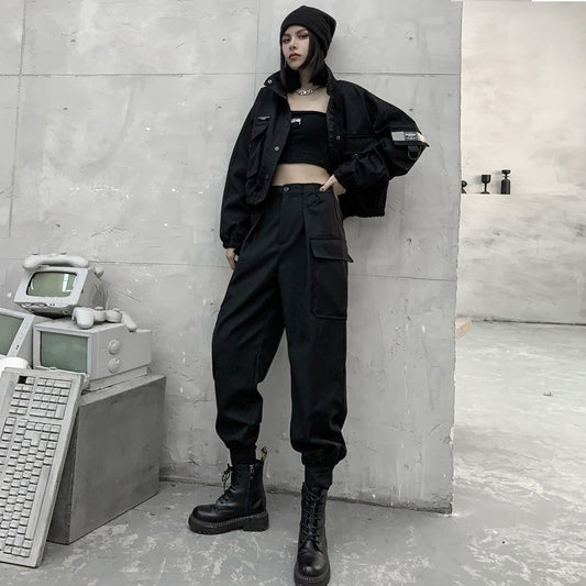 Women's Slim High Waist Trendy Overalls All Match