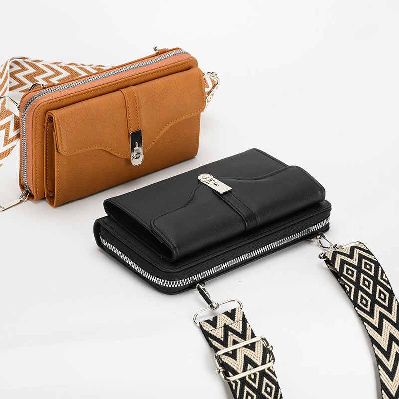 Women's Shoulder Messenger Broadband Mobile Large Capacity Small Square Bag