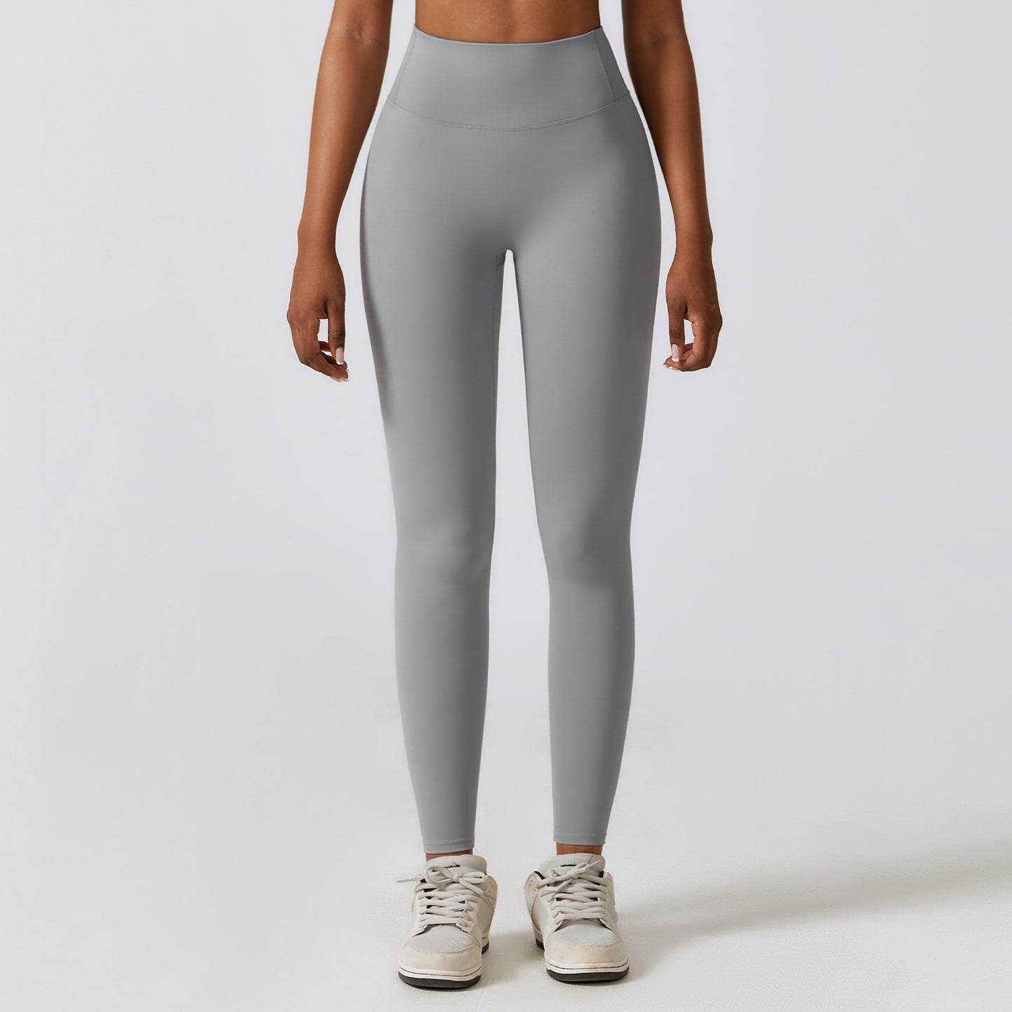 Breathable Outer Wear Skinny Running Nude Feel Quick-drying Fitness Pants