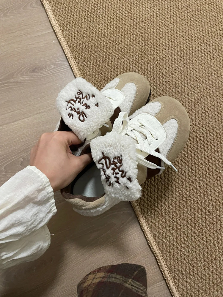 Women's High-top Sports Platform Canvas Shoes