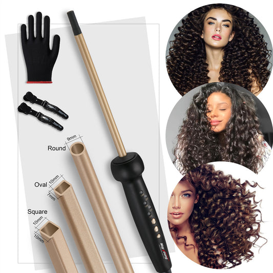 9mm Super Slim MCH Tight Curls Wand Ringlet Afro Hair Cu Rler