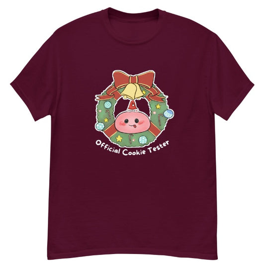 European And American Cookie Tester Digital Printing Casual Round Neck T-shirt
