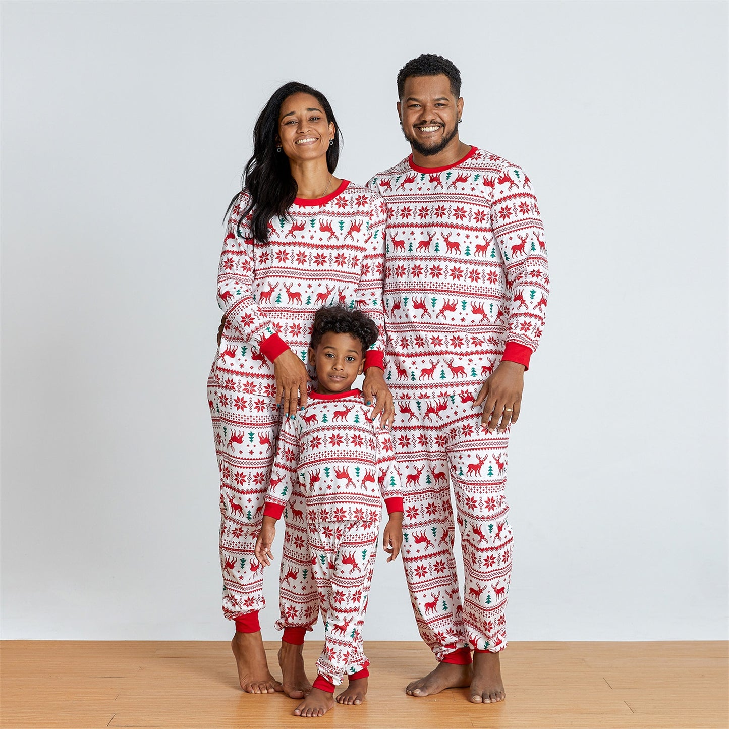 Hjemmetøj Pyjamas Juleprint Afslappet Sæt
