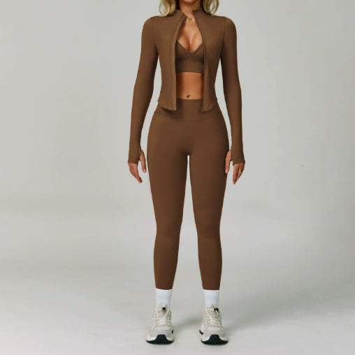 Women's Casual Seamless Tight Yoga Suit