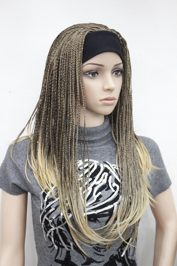Wig Female African Dirty Braid Gradient Hip Hop Net Red Europe And America