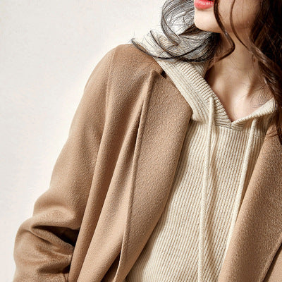 Autumn And Winter Thickening Knitted Hat Loose Sweater