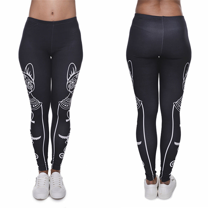 High Waist Sports Yoga Big Leggings Female