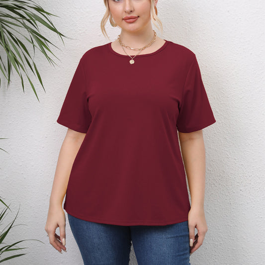 Dame hule englevinger kortærmet t-shirt til fritid