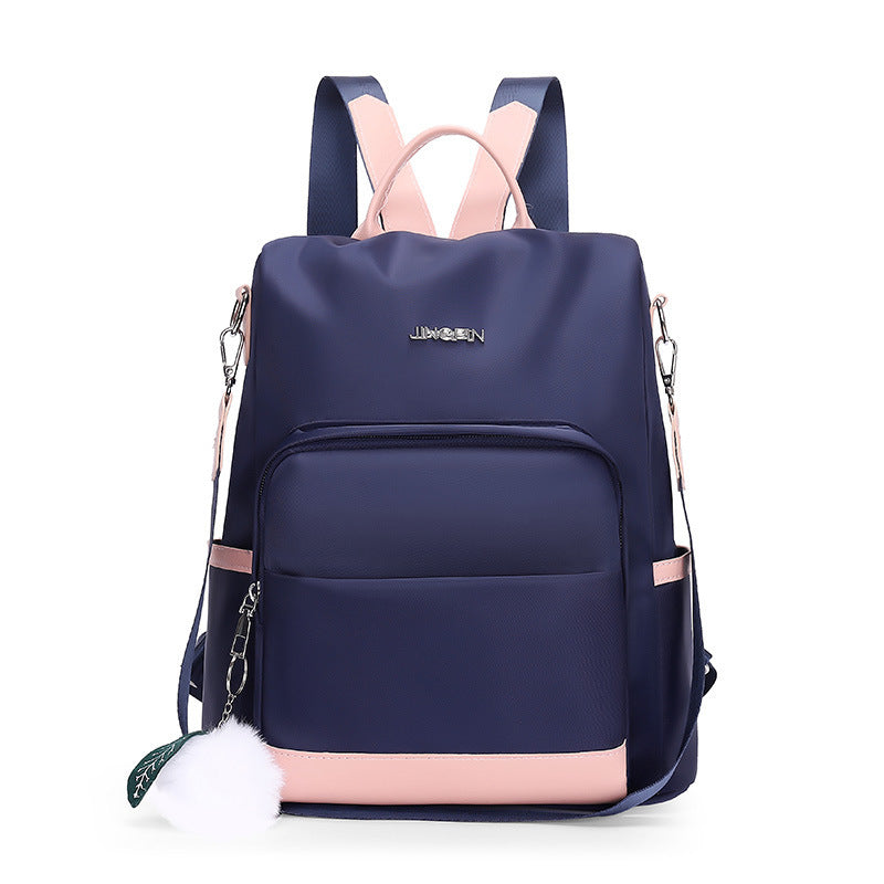 Women's New Fashion Travel Oxford Canvas Bag Backpack