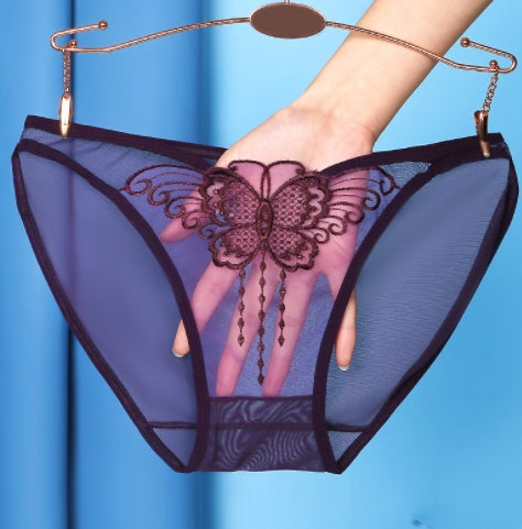 Butterfly High Elastic Breathable Transparent Briefs