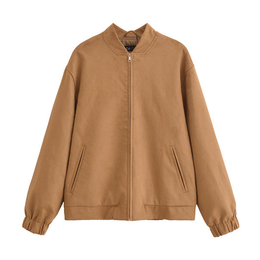 Women's Casual Loose Design Long Sleeve Jacket