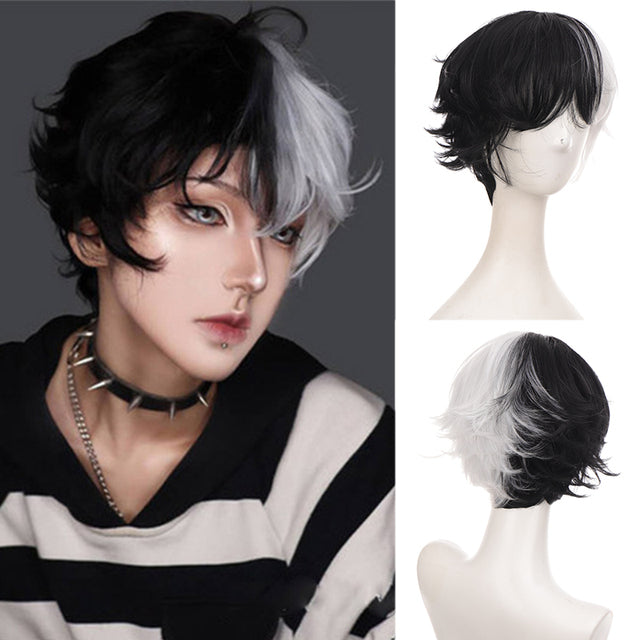 Men's Fluffy Handsome Fake Hair