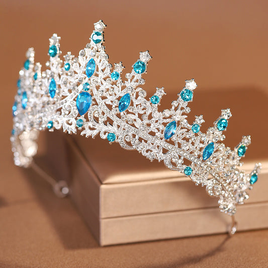 Crown Tiara Alloy Inlaid Rhinestone Crystal