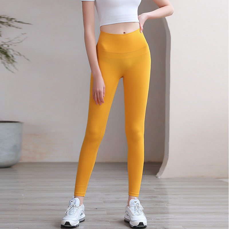 Peach Hip Fitness Pants Hip Training Running Sports Tight