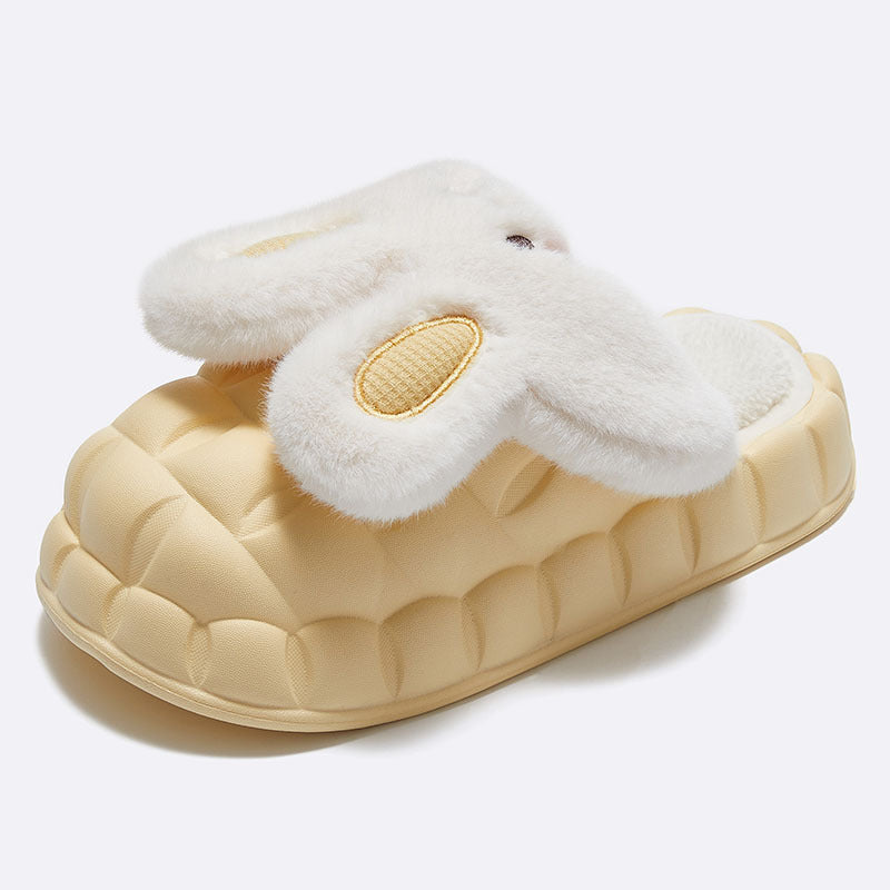 Cute Cartoon Bunny Couple Household Indoor Removable And Washable Slippers