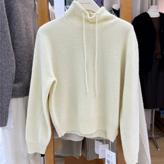 Hooded Loose Slimming And Warm Knitted Sweater