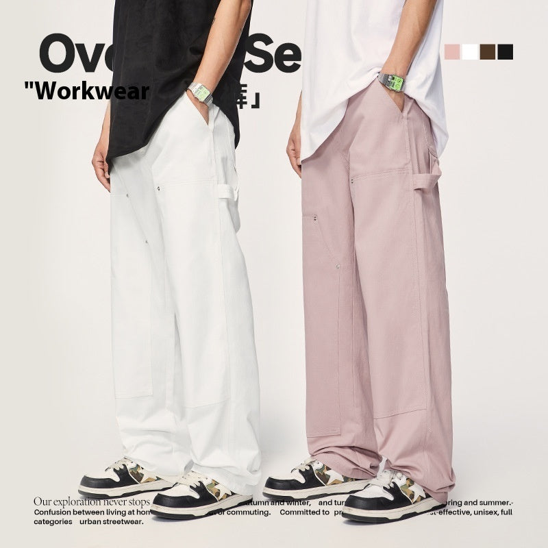 High Density Twill Workwear Straight Casual Pants