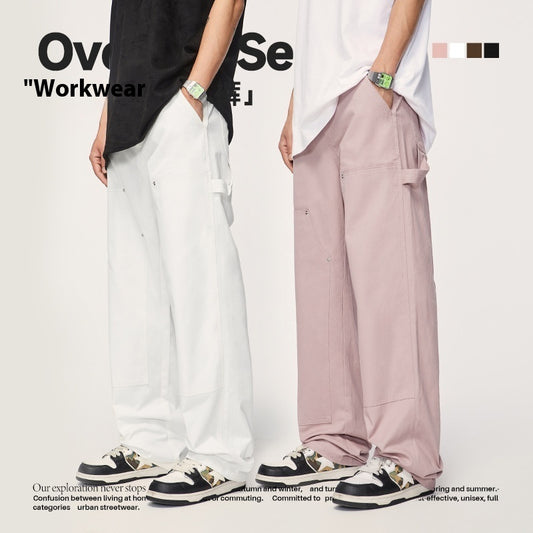 High Density Twill Workwear Straight Casual Pants