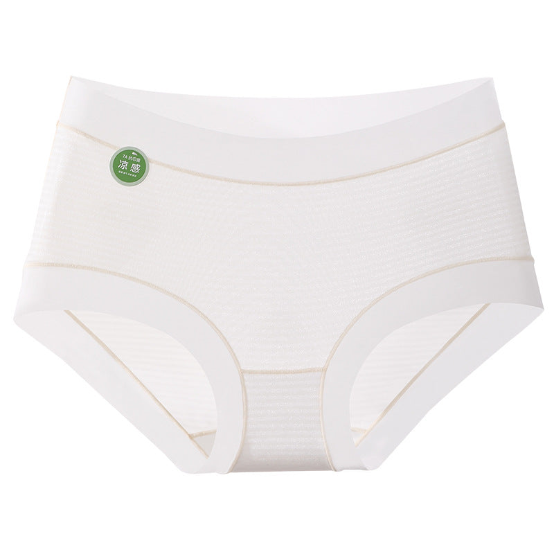 Summer Ultra-thin Striped Underwear Women's Cotton 7A Antibacterial Crotch