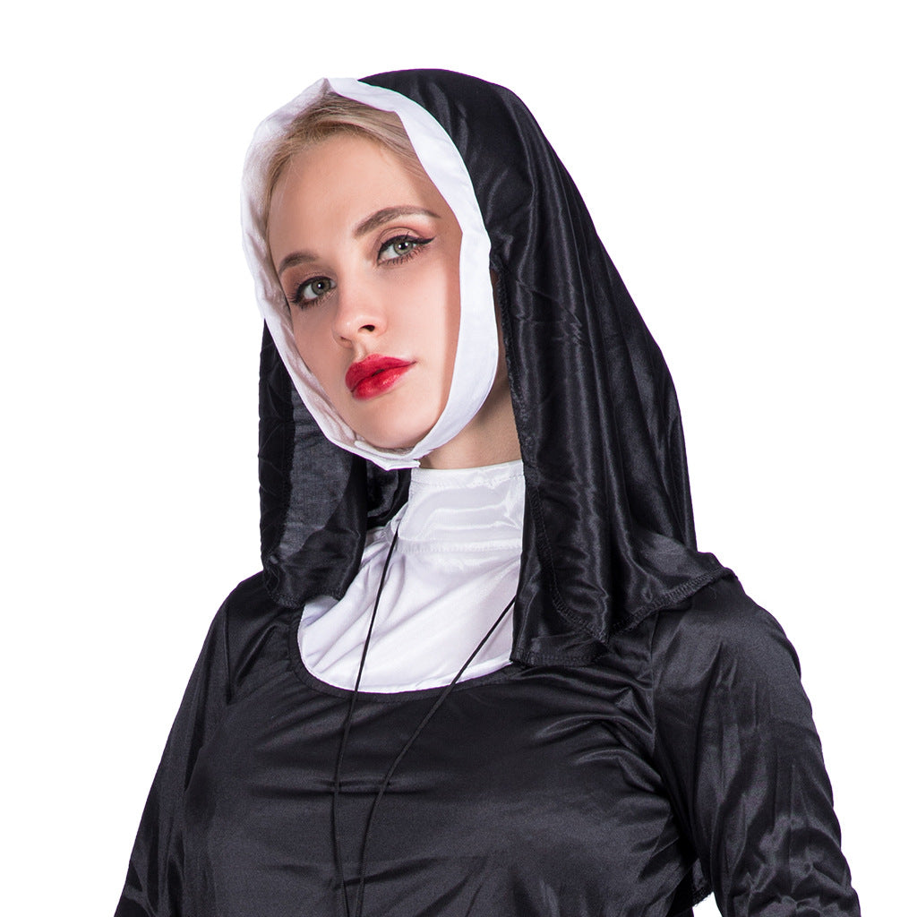 Women's  Nun Role-play Stage Costume