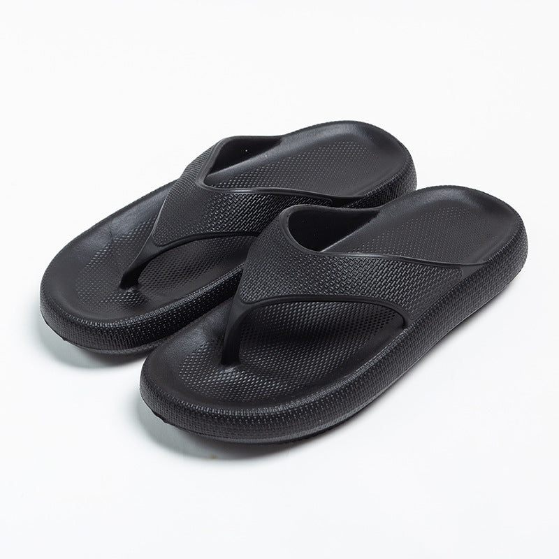 Women's Summer Thick Sole Herringbone Bathroom Home Slippers