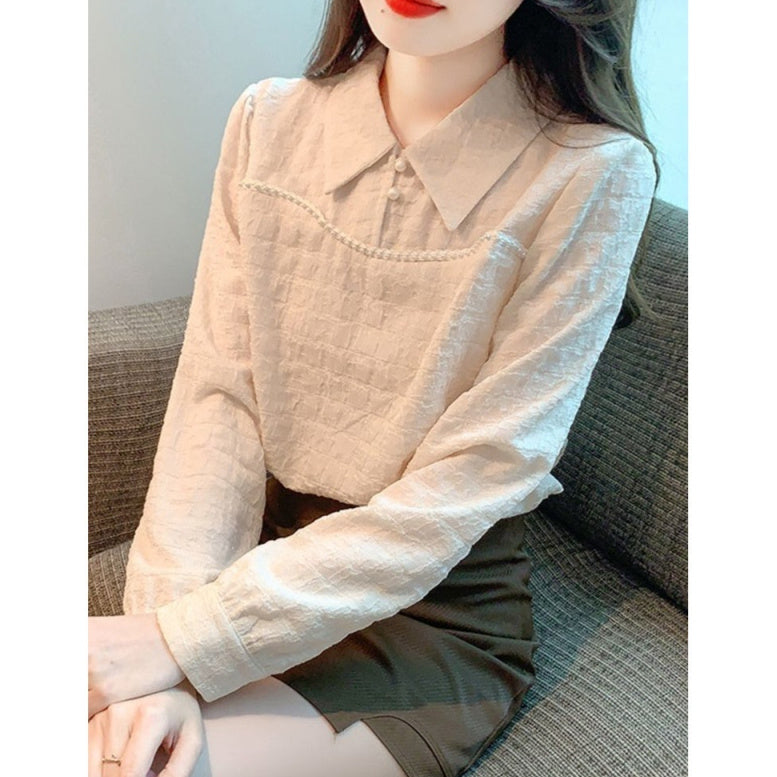 Women's Long Sleeve Chiffon Shirt