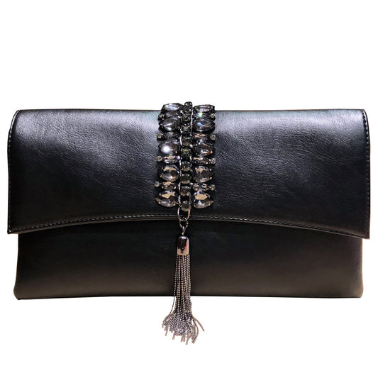 Temperament Versatile Envelope With Drill One Shoulder Slant Bag Small Clutch