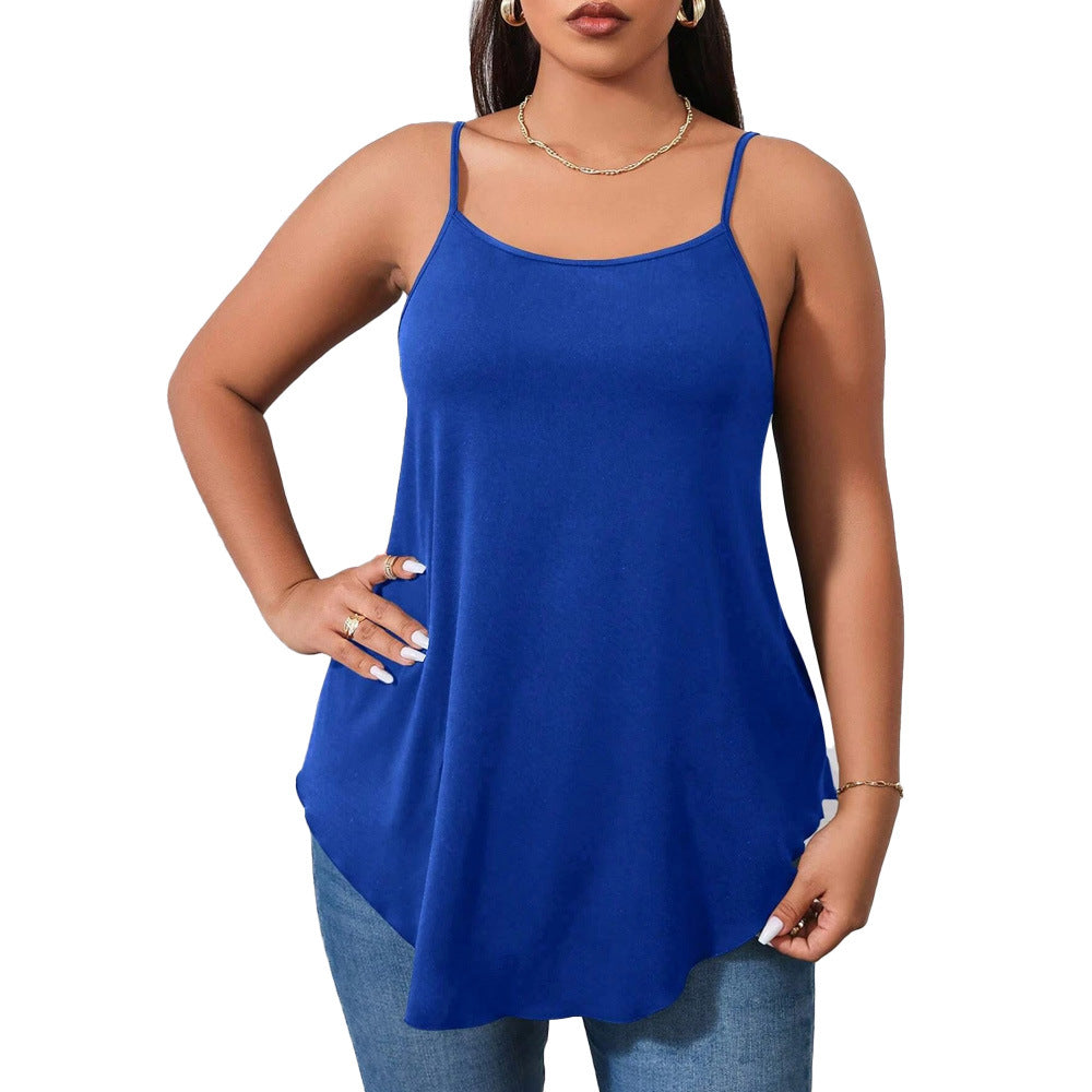 Women's Casual Waist-tied Versatile Solid-color Top