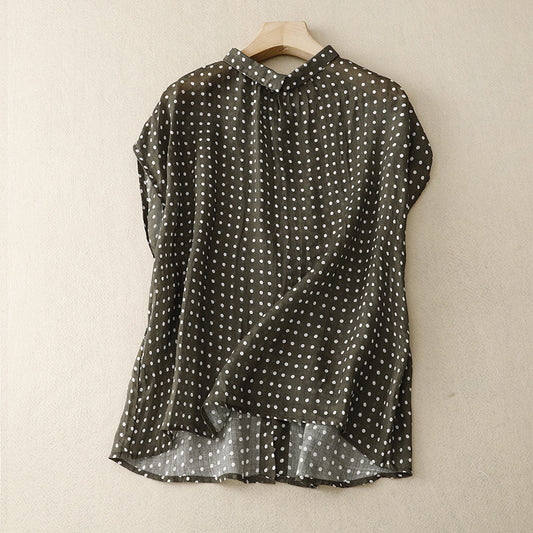 Summer Mori Style Artistic Lightweight Casual Shirt Top
