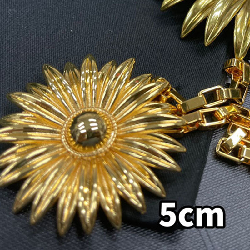 Daisy Flower Metal Waist Chain