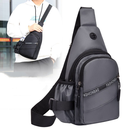Men's Casual And Fashionable Chest Bag Portable And Breathable