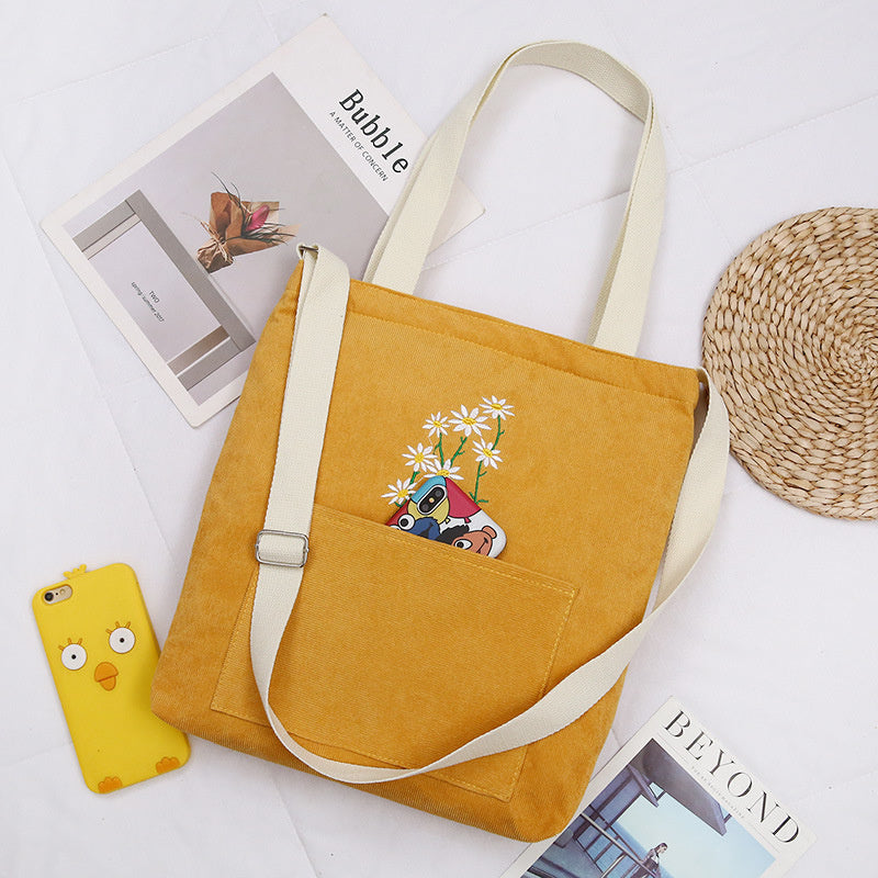 Women's Fashion Casual Single Shoulder Canvas Bag