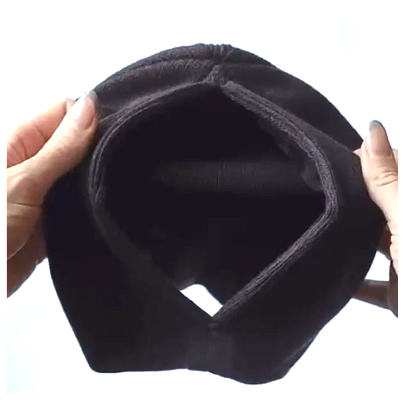 Open-ended Ponytail Knitted Sports Wool Pullover Women's Magnetic Snap Caplightweight And Convenient