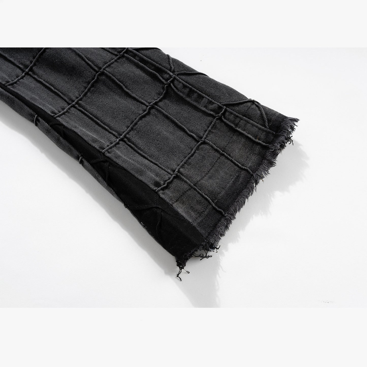 Men's And Women's Fashion Casual Waffle Jeans