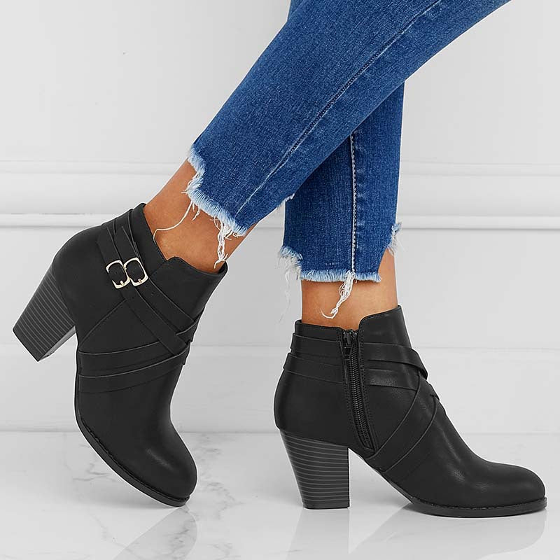 In Stock Short Boots Plus Size Height Increasing