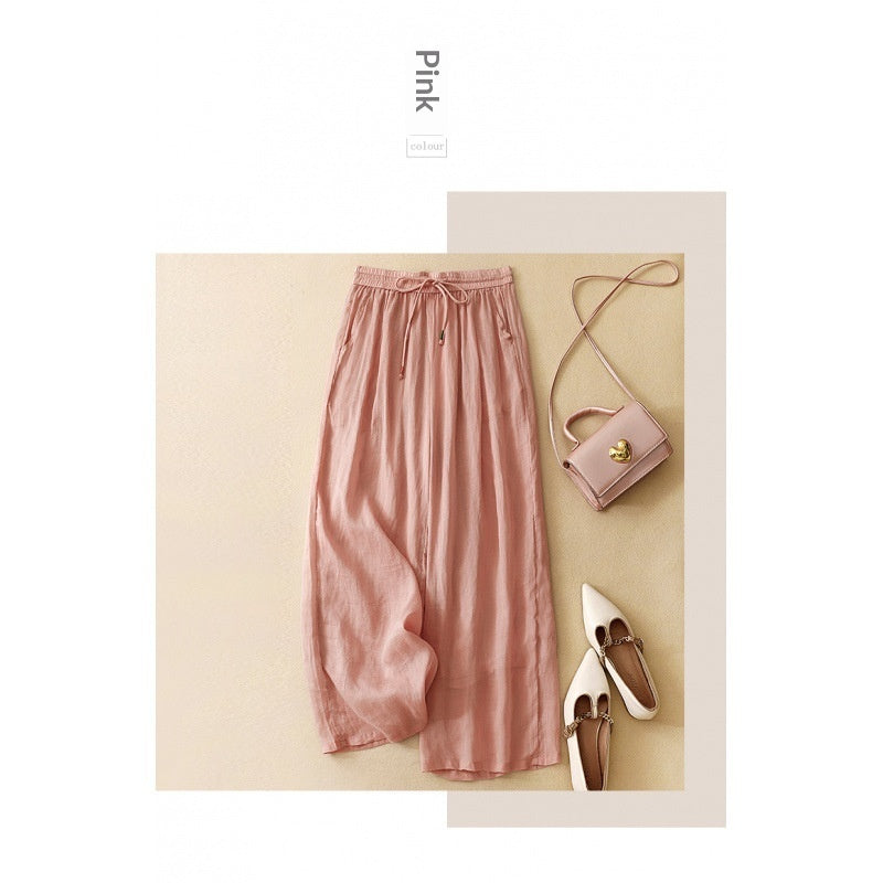 Stylish Trendy New Loose-fitting Minimalist Straight-leg Pants