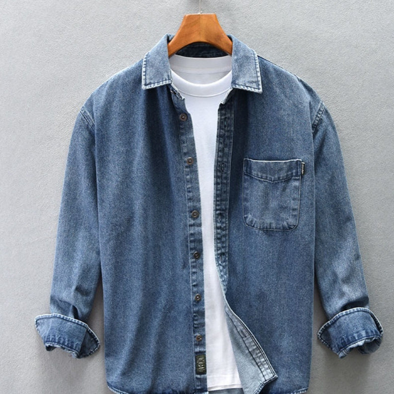 Cowboy Shirt Men's Coat Autumn And Winter Casual Versatile