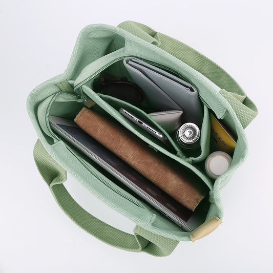 Outdoor Small Clutch Large Capacity Canvas Reticule