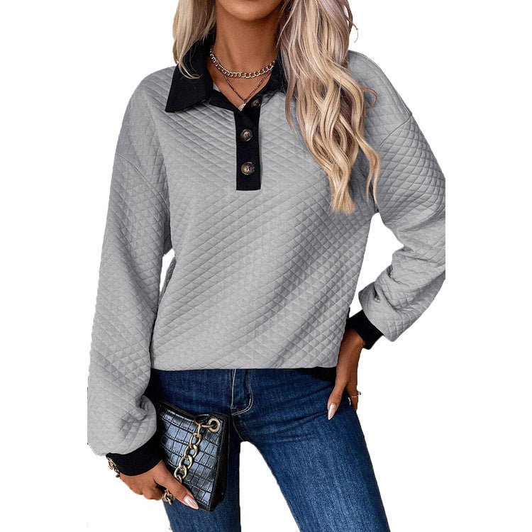 Winter Casual Pullover Top Long Sleeve