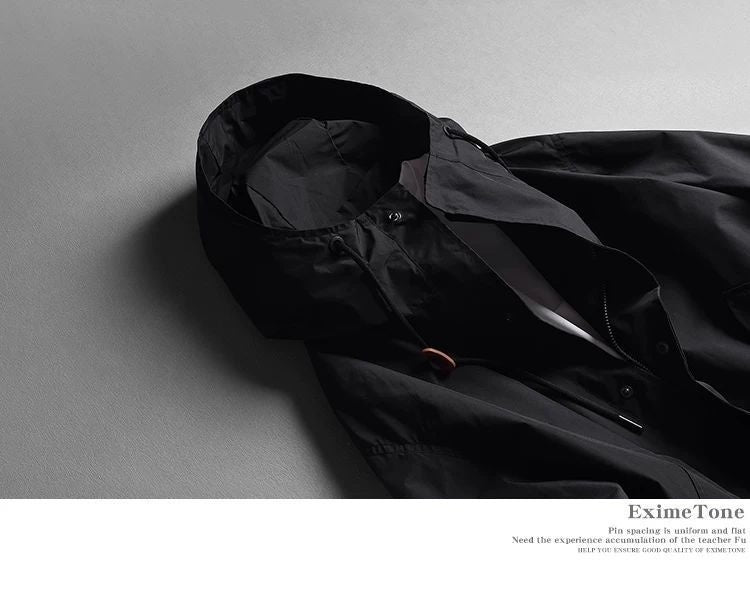 Trendy Spring Long-sleeve Lightweight Jacket For Men