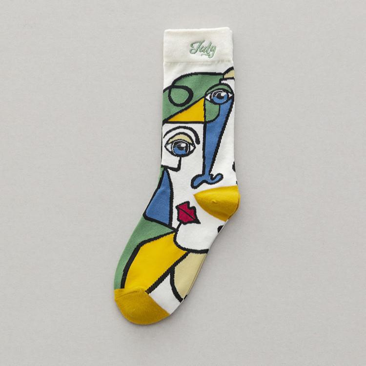 Medium Length Combed Cotton Socks