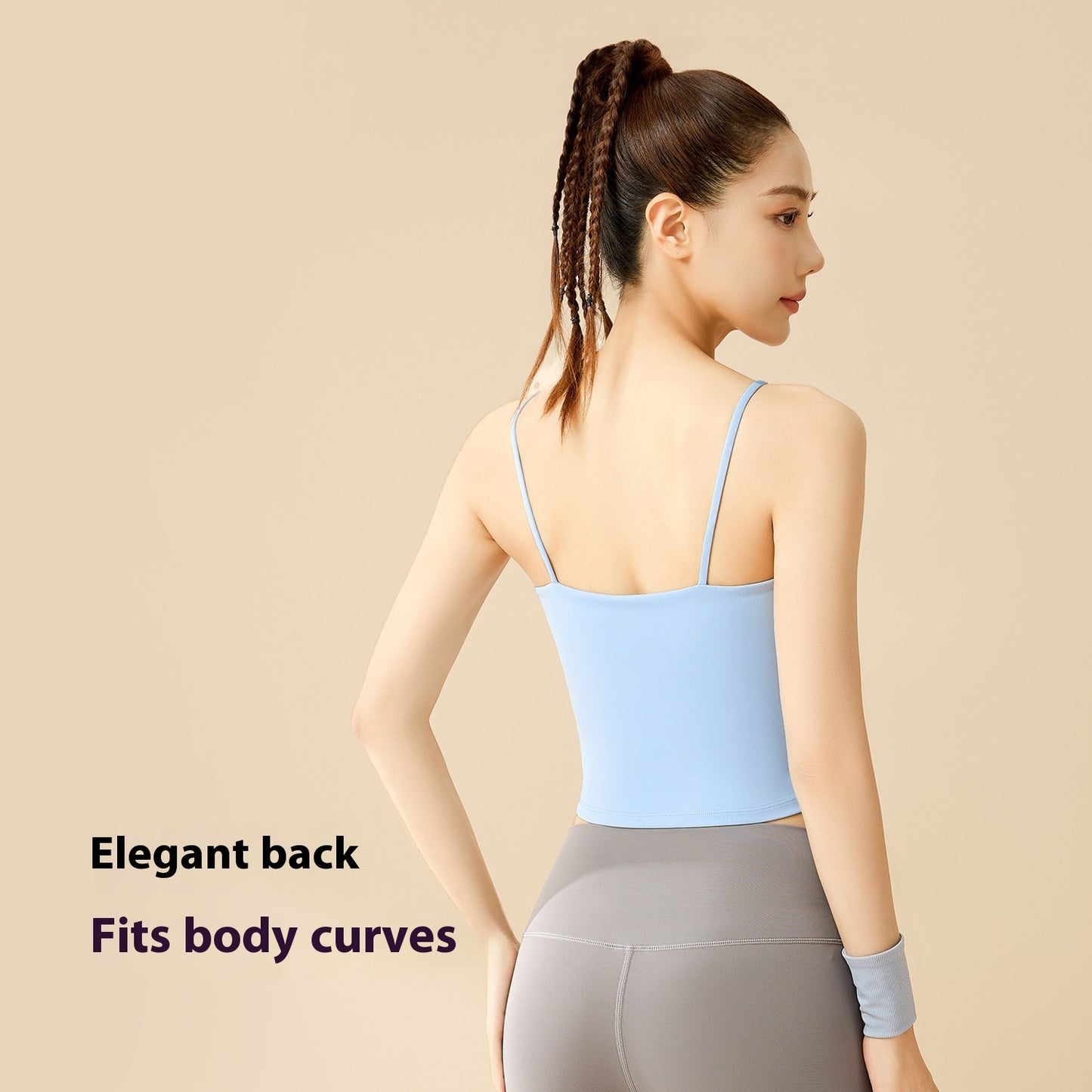 Sling Two-in-one Yoga Bra Vest Tube Top Fitness Vest