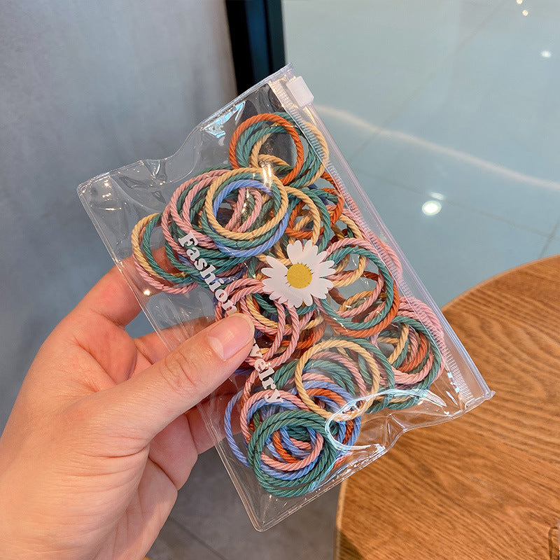Girl Princess Color Head Hair Tie Rubber Band