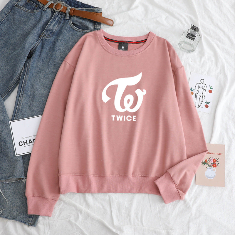 Sweater Women's Spring And Autumn Casual Cross-border TWICE Long Sleeve