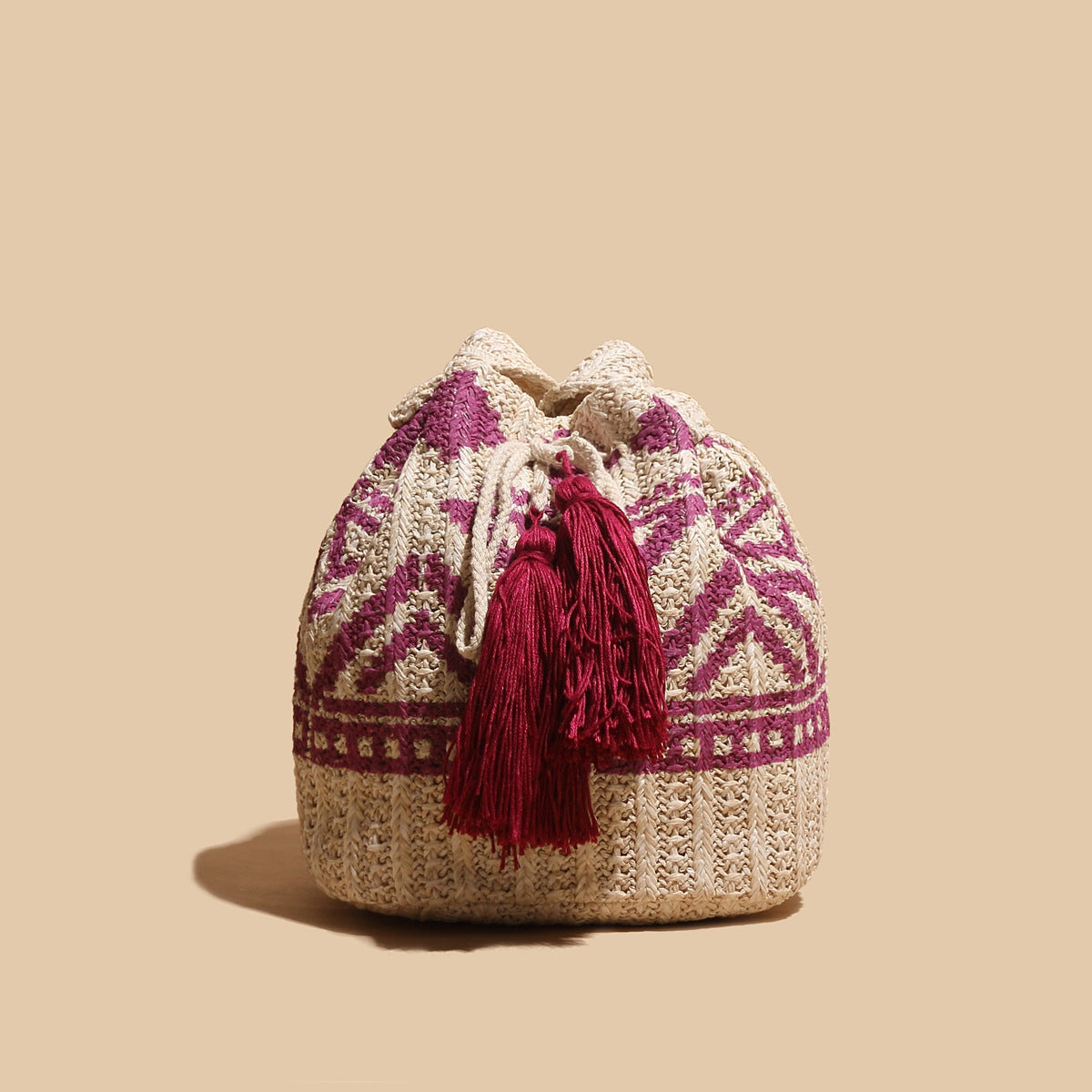 Fashion Special National Style Woven Straw Bag