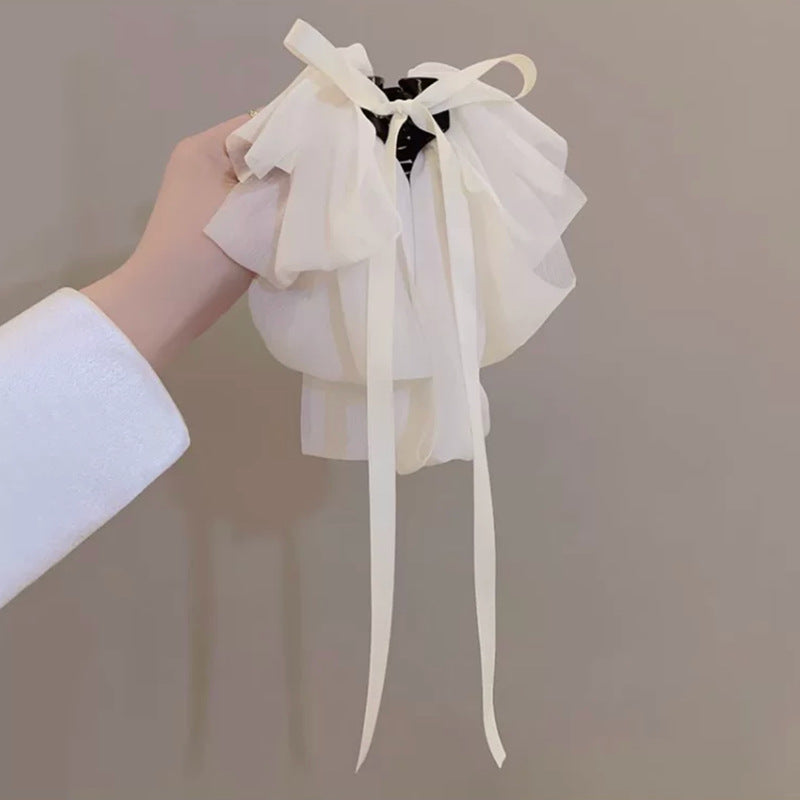 Super-fairy Floral Starry Bow Ribbon Grip High Sense