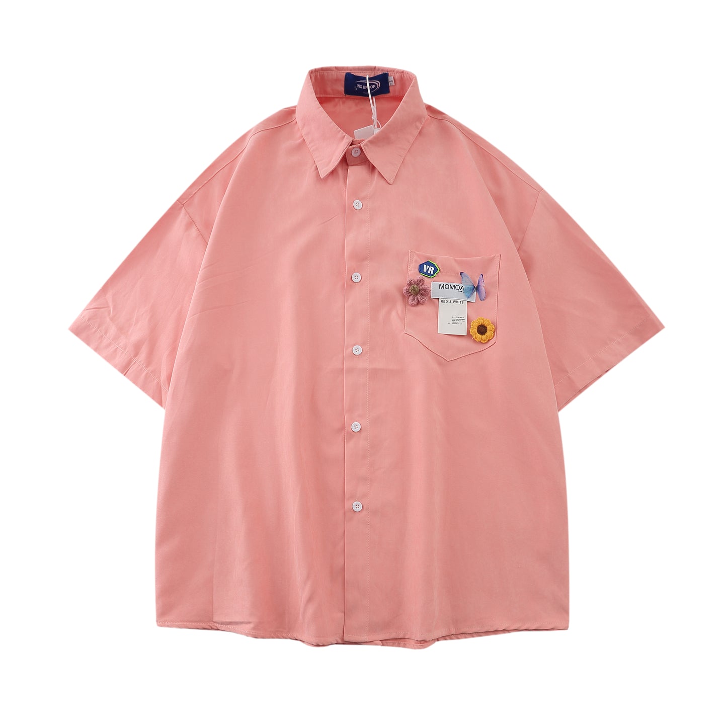 Women's Summer Letter Printed Short Sleeved Shirt