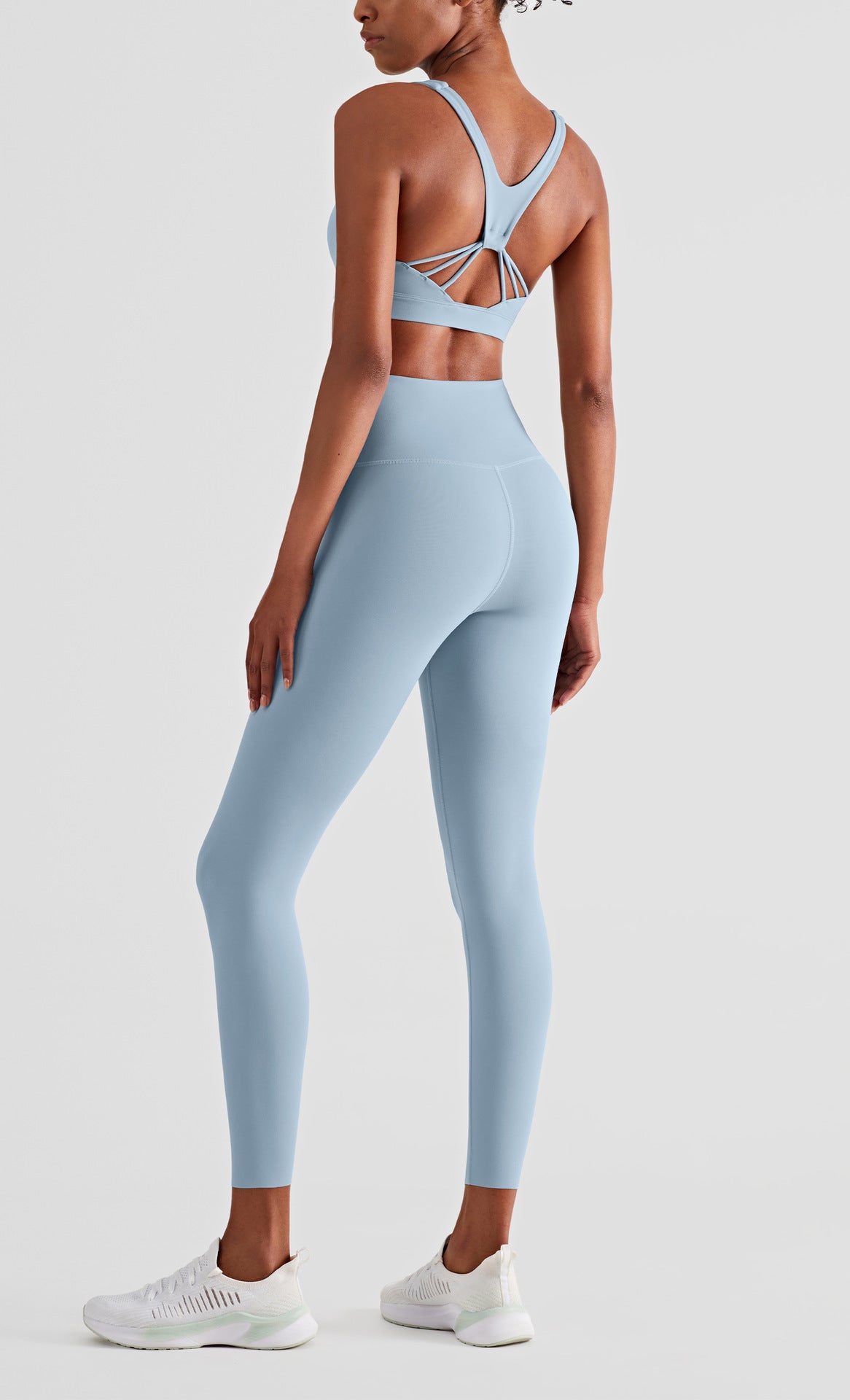 Fitness Leggings Hot Sweat Double Waist Thin Outdoor Hips Yogabukser